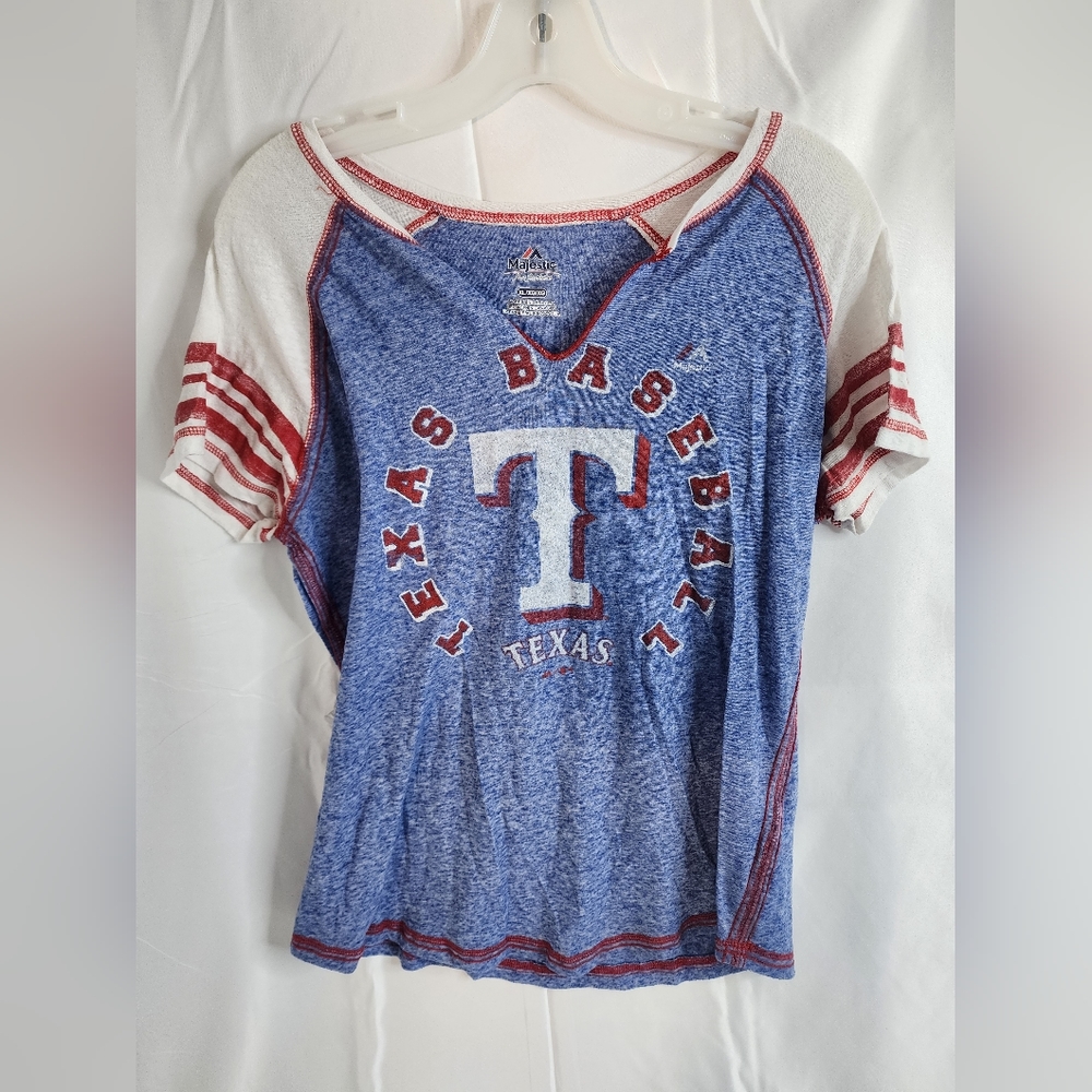 Majestic texas baseball shirt